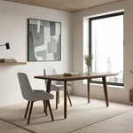 Esstisch NERI 140-180 x 80 cm ausziehbar, Nussbaum Finish - Esszimmertisch mit
