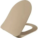 Creavit WC-Sitz Duroplast cappuccino matt mit Softclose und Edelstahlscharnieren