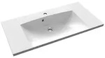 Sapho MARIA Gussmarmor-Waschtisch 90x46cm, wei&szlig;