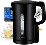 Bomann&reg; Wasserkocher 1,7L | BPA frei | 2200W | Einhandbedienung 