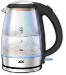 SEG GWK 2102 SS Schnurloser Wasserkocher, Glasgeh&auml;use, 1,7 l F&Atilde;1/4llmenge, 2200