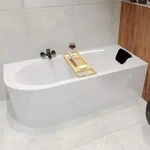 Badewanne Eckwanne Set 5in1 170x75 Rechts + Premium Ablaufgarnitur und F&uuml;&szlig;en...