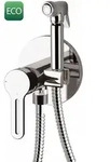 Sapho Unterputz-Armatur mit WC-Handbrause, rund, Chrom