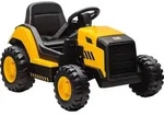 AIYAPLAY Elektrischer Traktor Offiziell CAT-lizenziert 12 V Aufsitztraktor Gelb...