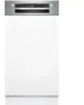 Bosch Serie 4 SPI4HMS13E, Halb integriert, Single (45 cm breit), Wei&szlig;, Edelstahl,