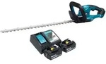 Makita DUH 607 RG2 Akku Heckenschere 18 V 60 cm + 2x Akku 6,0 Ah + Ladeger&auml;t