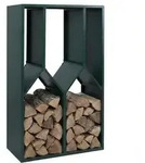 Brennholzlager MCW-P76, Kamin-/Feuerholzregal Holzlager Holzunterstand Outdoor Metall