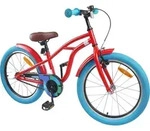 vidaXL Kinderfahrrad 22 Zoll f&uuml;r 7-12 Jahre alt Rot - Rot
