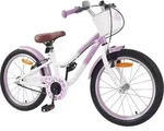 vidaXL Kinderfahrrad Mit St&uuml;tzr&auml;dern 18 Zoll f&uuml;r 5-7 Jahre alt Lila - Lila