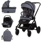 Chipolino Kombikinderwagen Magnum 3 in 1 Babywanne Sportsitz i-Size Babyschale...