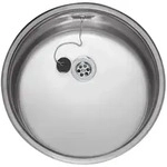 REGINOX Edelstahlsp&uuml;le R18 390 OSK mit Stopfenventil ab Schrankbreite 45 cm /...
