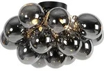 QAZQA - Design Deckenleuchte I Deckenlampe I Lampe I Leuchte schwarz mit...