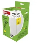 EMOS LED Lampe Edison G125, 18W Ersatz f&uuml;r 150W Gl&uuml;hbirne, milchige Gl&uuml;hlampe