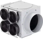 Zehnder Modul-Verteilkasten 4-fach DN 160 4 x 90 - Grau