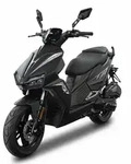 Motorroller Matador A7, 125ccm 85 km/h, Euro 5+, mattschwarz GT Union - Schwarz