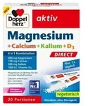 Doppelherz Magneisum+Calcium+Kalium+D3 Direct Pel. 20 St