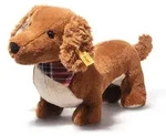 Steiff Dackel Waldi 30 cm stehend braun 078392 - Braun