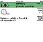 Reyher Schellen DIN 3016 St. D1 32x20 -W1 vz (50 St&uuml;ck)