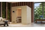 Karibu Sauna Innensauna Mojave Fronteinstieg Ofen 9 kW integr. Strg 196x195x200 cm