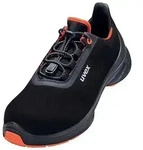 Uvex 68490, Unisex, Erwachsener, Sicherheitsschuhe, Schwarz, Rot, ESD, S2, SRC,
