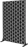 ML-Design Metall-Sichtschutz Milano 120x180 cm aus Stahl Raumteiler mit 3 Paneele