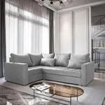 Masseno Ecksofa LIRENO L-S mit Schlaffunktion L-Form, Sofa mit Bettkasten,