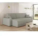 MIRJAN24 Ecksofa Piano L, Eckouch mit Bettkasten und Schlaffunktion, Schwarze...