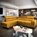 Masseno Ecksofa NOLA L-S mit Schlaffunktion L-Form, Sofa mit Bettkasten,
