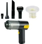 Dunlop Akku Staubsauger Kabellos 12V &ndash; Handstaubsauger mit 4 Aufs&auml;tzen &ndash;...