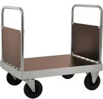 Kongamek Plattformwagen verzinkt 960mm hoch mit 2 Schiebeb&uuml;geln und Ladefl&auml;che