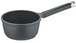 Stieltopf mit Glasdeckel 16 cm, Aluminium, schwarz - Edition 100 - Schwarz