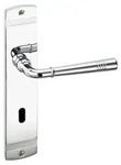 SOTECH T&uuml;rdr&uuml;cker FREJA Chrom Glanz &ndash; Langschild Buntbart (BB) - Silber