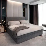 Masseno Boxspringbett PISA 160x200 cm Komplett-Set mit Bonell Matratze und...