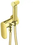 Bidetarmatur, Unterputzmontage, mit Bidet-Handbrause - gold - Gold