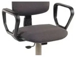 BIMOS Armlehne Fit passend f&uuml;r Arbeitsdrehstuhl Serie Fit starr schwarz -...
