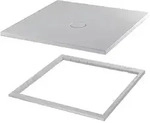 BetteFloor Duschwanne mit Minimum-Wannentr&auml;ger, 900x900mm, 5931-430T1