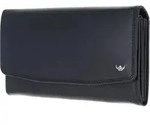Golden Head Polo Geldb&ouml;rse RFID Schutz Leder 17.5 cm - Schwarz