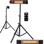 Echos Heizstrahler | mit Fernbedienung | Timer | 3 Leistungsstufen | 850 Watt |...