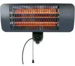 alpina Infrarotheizung H&auml;ngend Heizstrahler Terrasse 2000W 3 Heizstufen -
