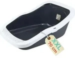 XXL Katzenklo Katzentoilette gro&szlig; Gro&szlig;es Katzenklo 70 cm Katzen Klo offen XXL