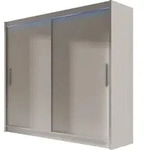 MIRJAN24 Schwebet&uuml;renschrank London I 180, Garderobe mit zwei T&uuml;ren,...