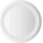 vidaXL LED-Badspiegel 30 cm Rund - Transparent