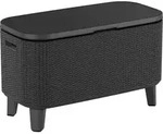 Gartentisch Keter Bevy Bar Cool Graphit Rattan - Grau