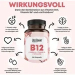 Vitamin B12 hochdosiert &ndash; B12 Komplex mit B6, Fols&auml;ure und Chlorella (180...