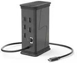 Hama USB-C-Docking-Station Connect2Office Black, 9 Ports, 2x HDMI, USB-A, USB -