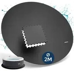 Arebos Whirlpool Bodenschutzmatte &Oslash; 200 cm rund EVA Puzzlematte isolierend