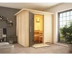 Karibu Sauna Innensauna Sodin Fronteinstieg ohne Zubeh&ouml;r 210x184x202 cm mit