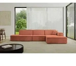 ALTDECOR Ecksofa in L-Form IREA-L2-v4 327x165x77 cm Apricot Corner Sofa Eckcouch
