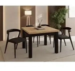 Quadratischer Esstisch Ausziehbar 90 bis 190 cm &ndash; Verl&auml;ngerbar, f&uuml;r 4-10...