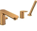 Duravit 3-Loch-Wannenarmatur Wave Bronze geb&uuml;rstet - Bronze